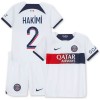 Paris Saint-Germain Hakimi 2 Borte 23-24 - Barn Draktsett